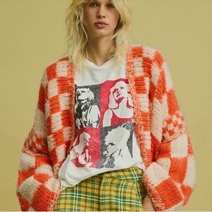 NWT Free People | Aldrin Checkered Cardigan | XS/S